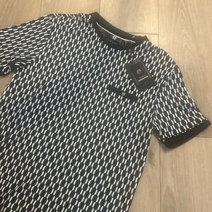 Cactus Man Ricky Singh Men's Performance Tee Faux Pocket Geometric City Small